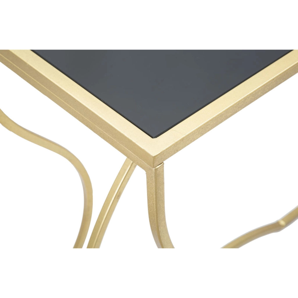 Tavolo Consolle VKH626, Oro, Metallo, 130x40x75 cm