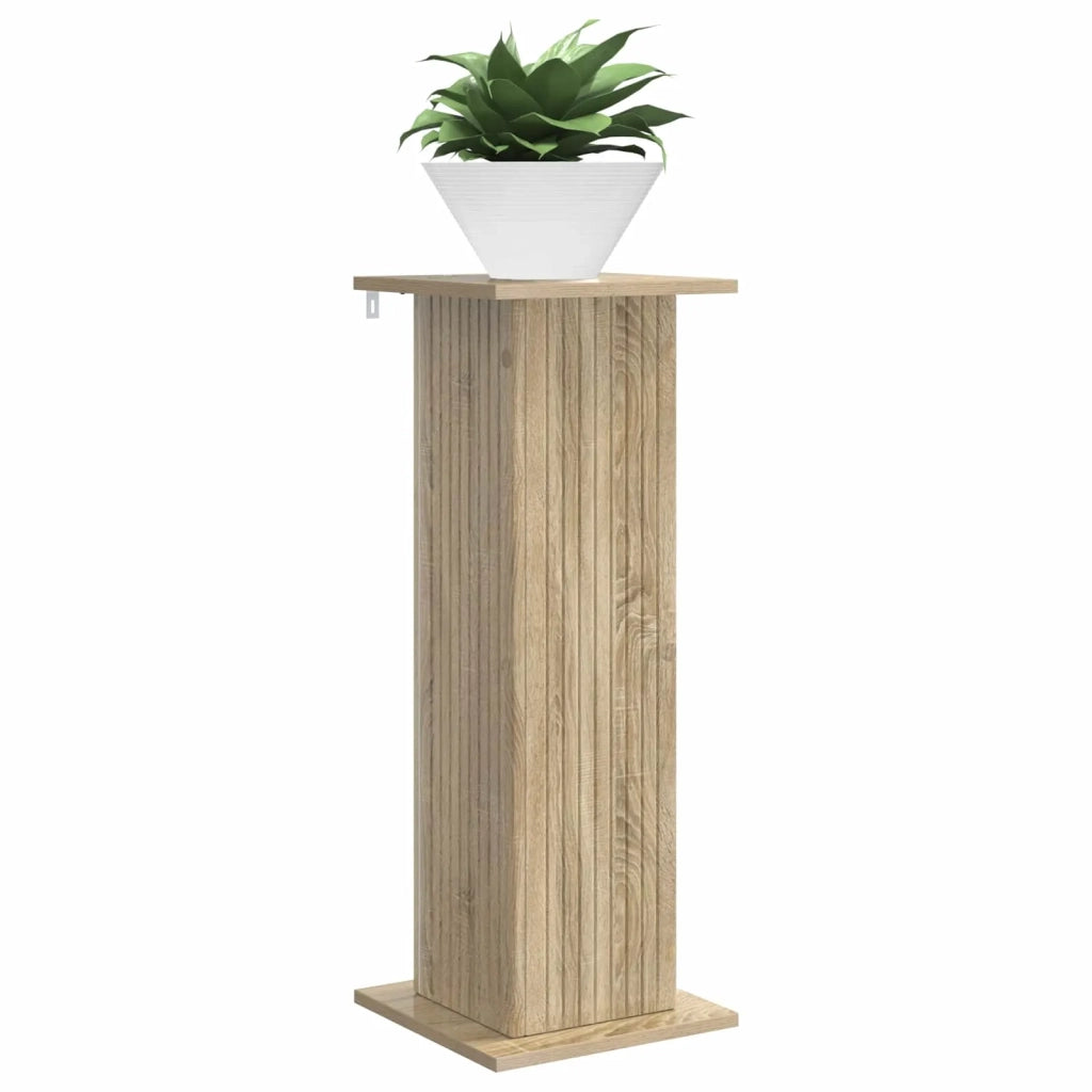 Supporto per piante 2 pcs Rovere Sonoma 30,5 x 30 x 80,5 cm 899767