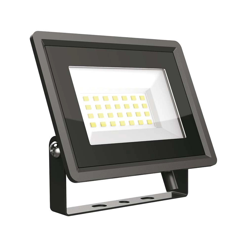 Faretto LED V-TAC 20W 4000K 1650lm Nero IP65 esterno