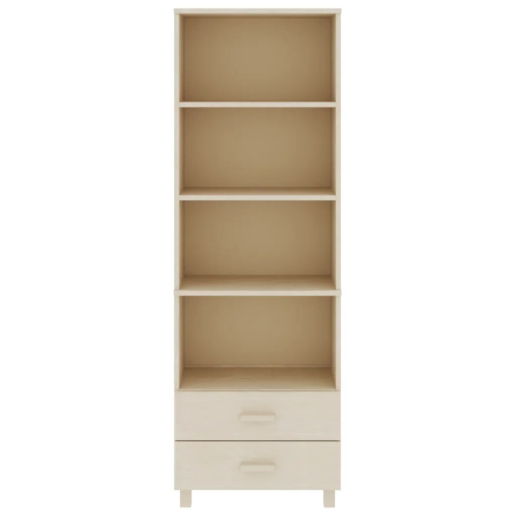 Credenza Marrone Miele 60x35x180 cm in Legno Massello di Pino cod mxl 13308