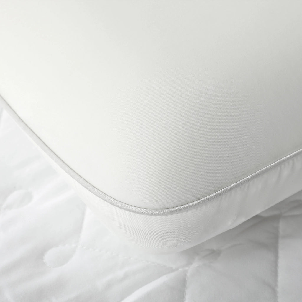 Cuscino Memory Foam a Rimbalzo Rapido 60x40x10 cm con Copertura Rimovibile e Lavabile Bianco Crema