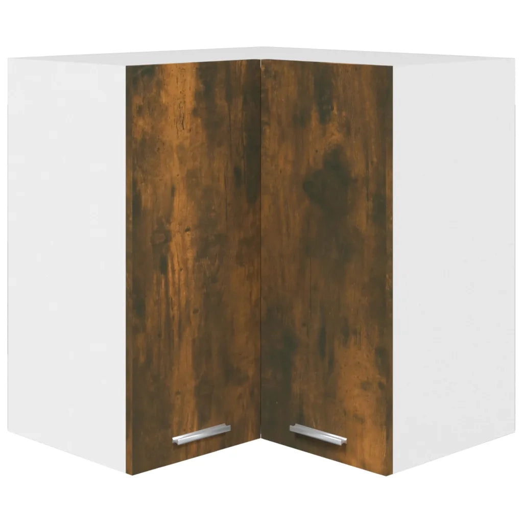 Mobile Pensile Angolo “Lyon” Rovere Fumo 57x57x60 cm 815597