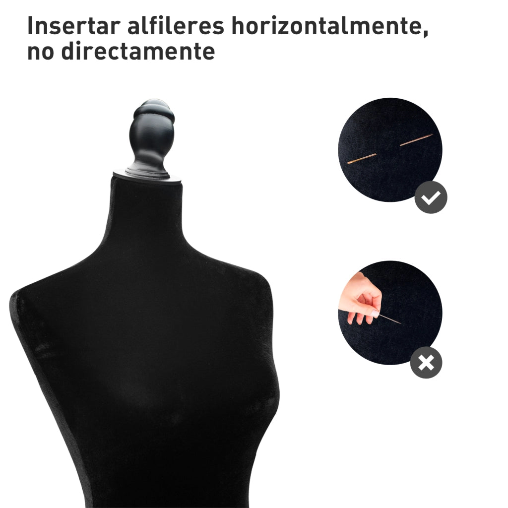 Manichino Sartoriale Regolabile ¨C Xylo ¨C 130-168 cm con Treppiede in Legno Nero