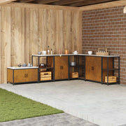 Stoccaggio in cucina con porta Ruggine 60 x 50 x 92 cm Acciaio