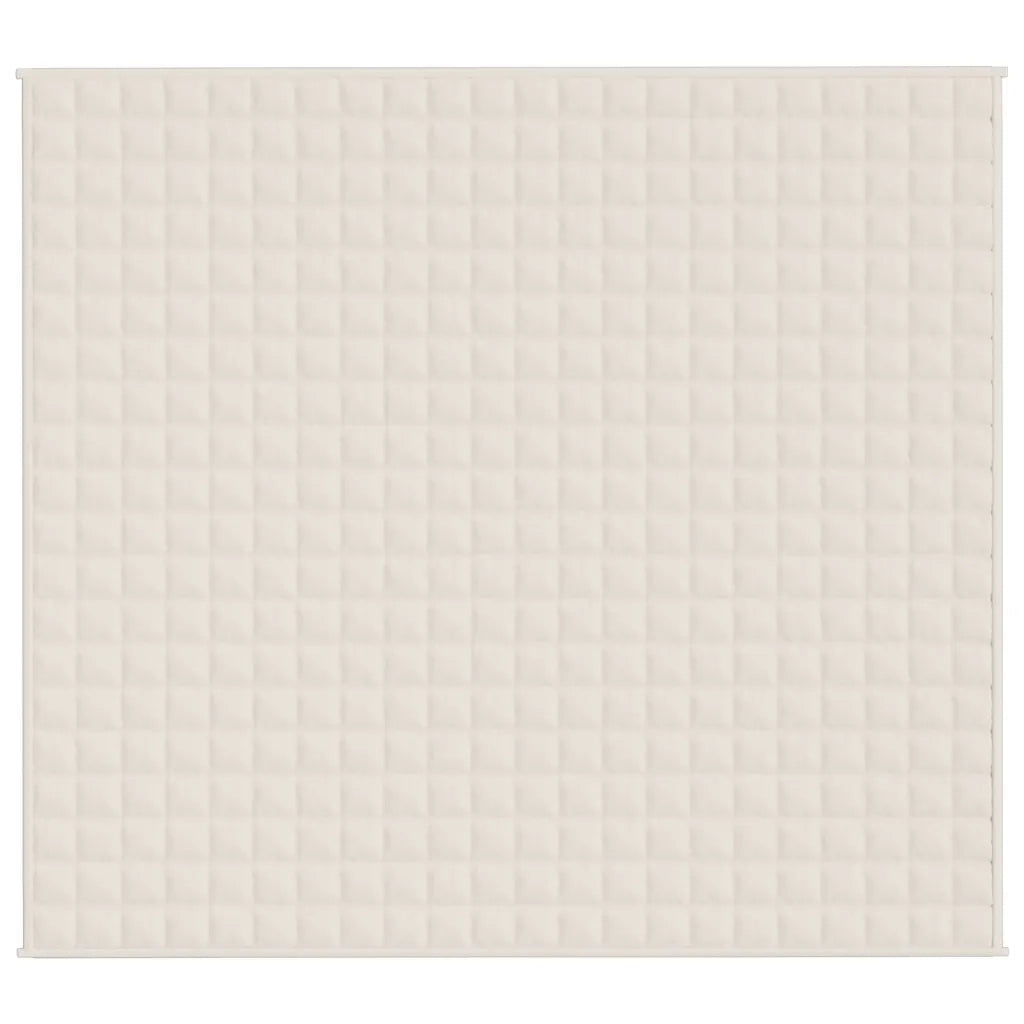 Coperta Ponderata Crema Chiaro 200x230 cm 9 kg Tessuto cod mxl 77735