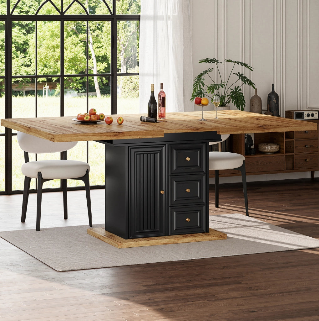 Tavolo da pranzo allungabile 110-140x80 cm in MDF