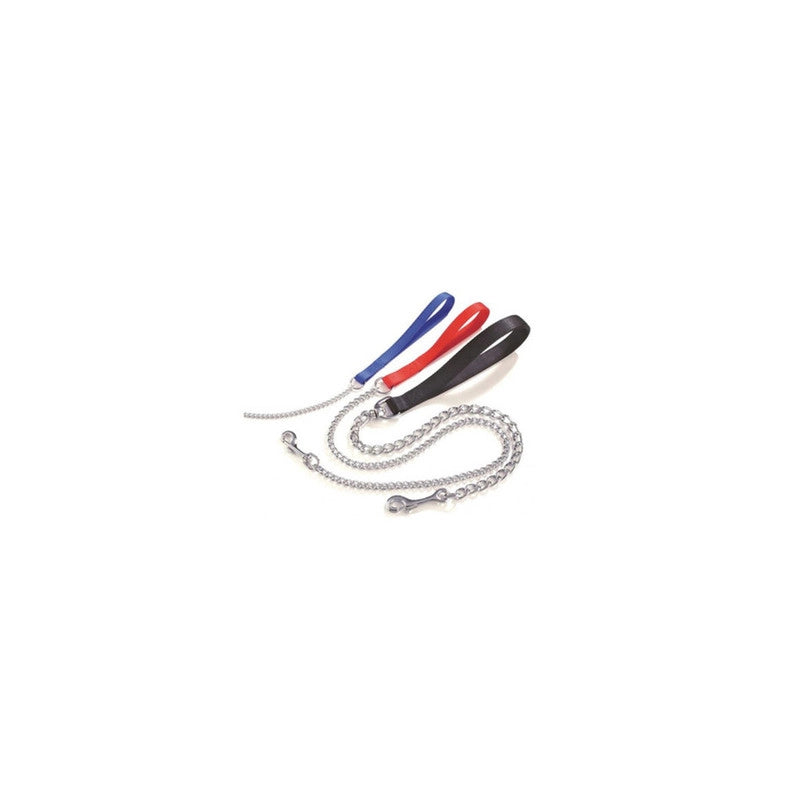 ZOOV GUINZAGLIO NYLON CM.120 BLU C/CATENA ACC- 1,0 pz