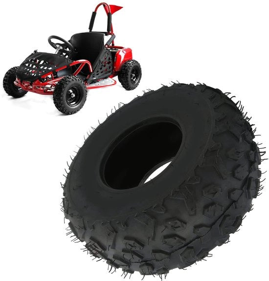 Pneumatici per ATV/Go Kart - Dimensioni 145/70-6 - Senza prese - Resistenti alle sollecitazioni - Resistenti ai graffi - Superficie a gomma a nodi - Adatto per ATV/Go Kart - Quadband