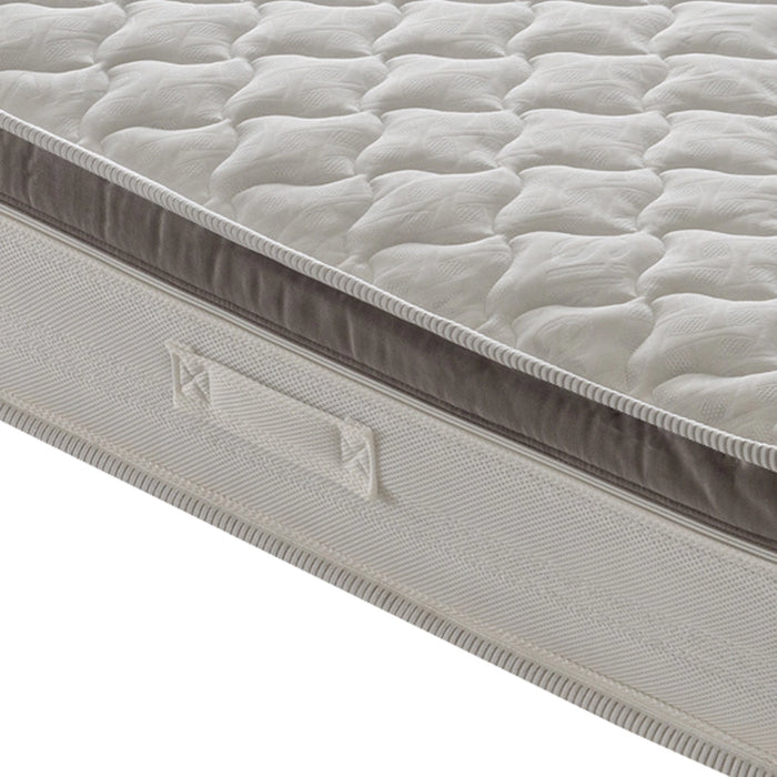Materasso Matrimoniale 180x200 a molle insacchettate, memory foam, alto 27 cm, rivestimento sfoderabile, 1600 molle
