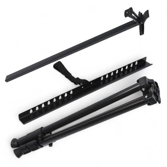 Ezel per Pittori Inclinabile - Regolabile da 52-162 cm - Per Tavole fino a 80 cm - Struttura a Tre Supporti - Leggero e Portatile - Borsa da Trasporto Inclusa - Ezel per Artisti