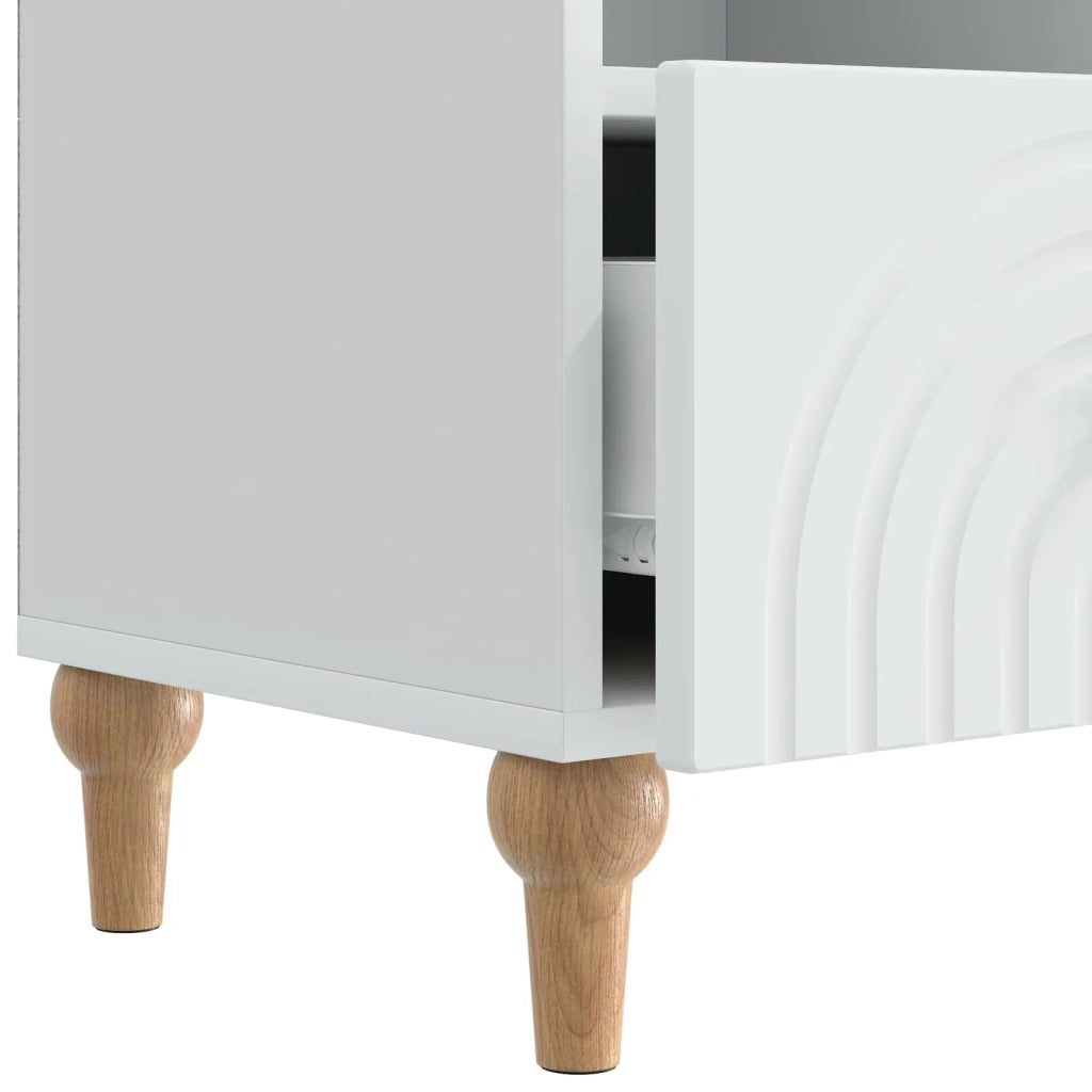 Mobile TV-Credenza per TV Bianco 102 x 34,5 x 50 cm Legno ingegnerizzato 662275