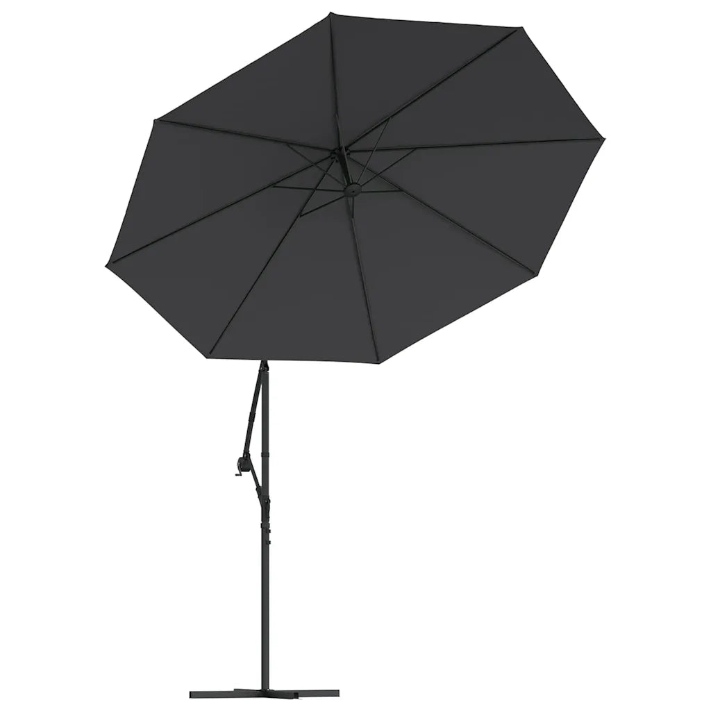 Telo di Ricambio per Ombrellone a Sbalzo Nero 300 cm CFW6975735