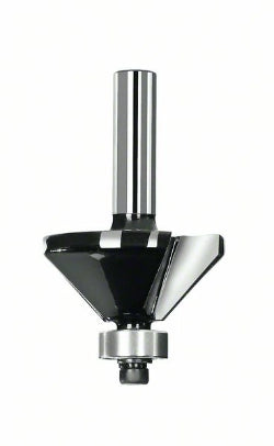 2608628352 - Fresa per smussare, 8 mm, B 11 mm, L 15 mm, G 56 mm, 45 gradi 8 mm, B 11 mm, L 15 mm, G 56 mm, 45 gradi