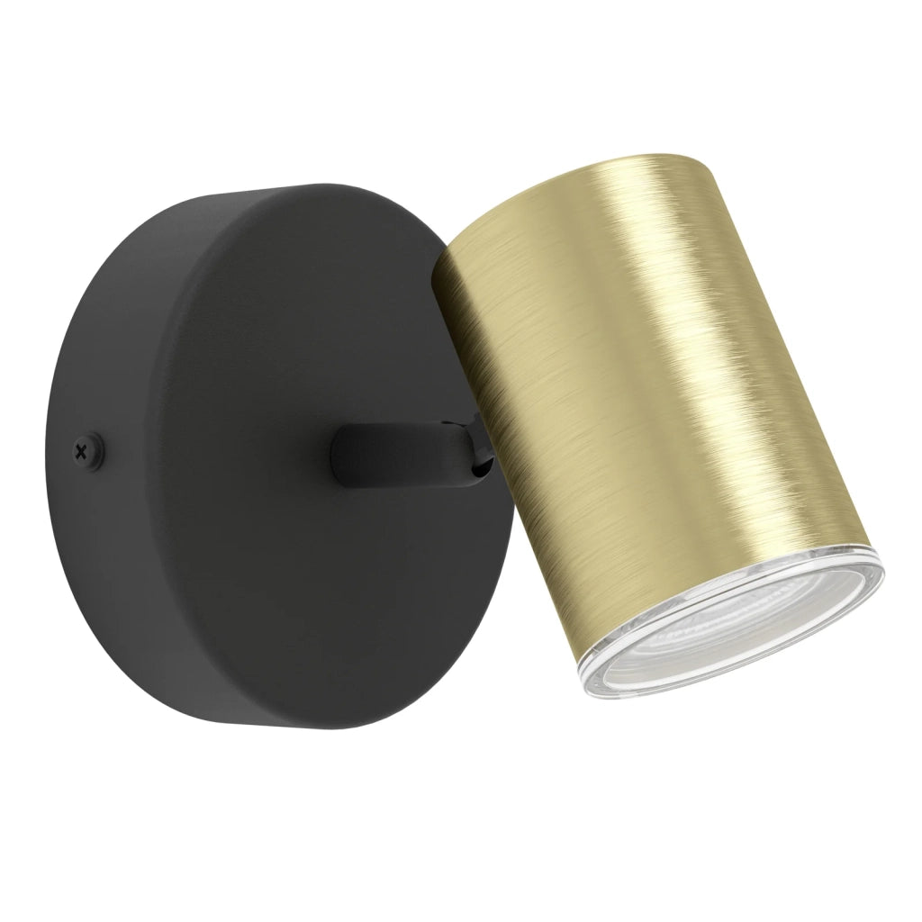 Faretti E Spot Moderno Consuma 1 Acciaio Ottone 1 Luce Gu10 Ip44
