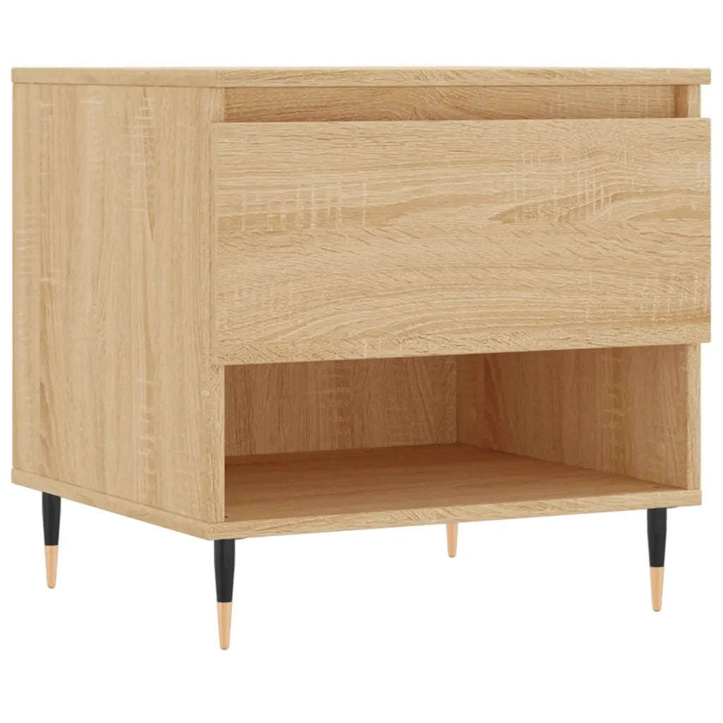 Tavolini Salotto 2pz Rovere Sonoma 50x46x50cm Legno Multistrato 830899