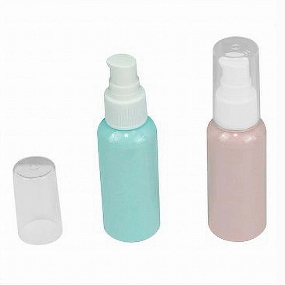 Trade Shop - Set 4pz Bottiglia Viaggio Vuota 35ml Dispenser A Pompa Per Crema Cosmetici 79379 -