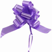 Trade Shop - 50 Coccarde Autotiranti Wedding Matrimonio Nozze Auto Casa Sposi Fiocco Colore - Lilla