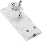 SPINA MOBILE RIBASSATA SCHUKO CLOCK FME - BIANCO 2P+T 16A- 2 pezzi
