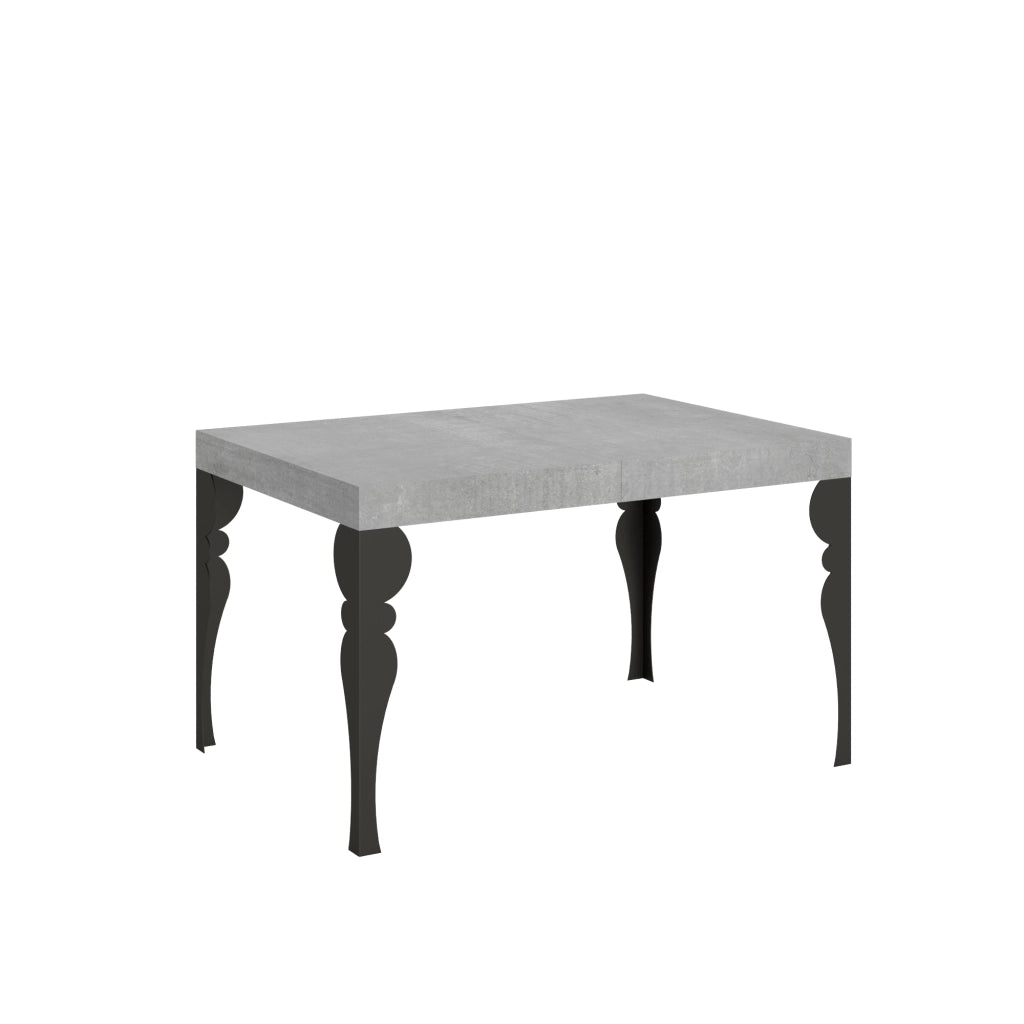 Tavolo allungabile 90X140/244 cm Paxon Cemento telaio Antracite
