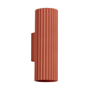 Applique moderna GRAVIO ocra rossa 20cm su/giù 2xGU10