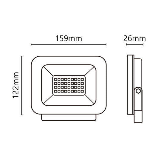 Proiettore LED 9-30V 30W 2550lm 4000K