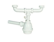 SIFONE 2 VIE S/PILETTA 1"1/2 CON RIDUZIONI 1"1/4
