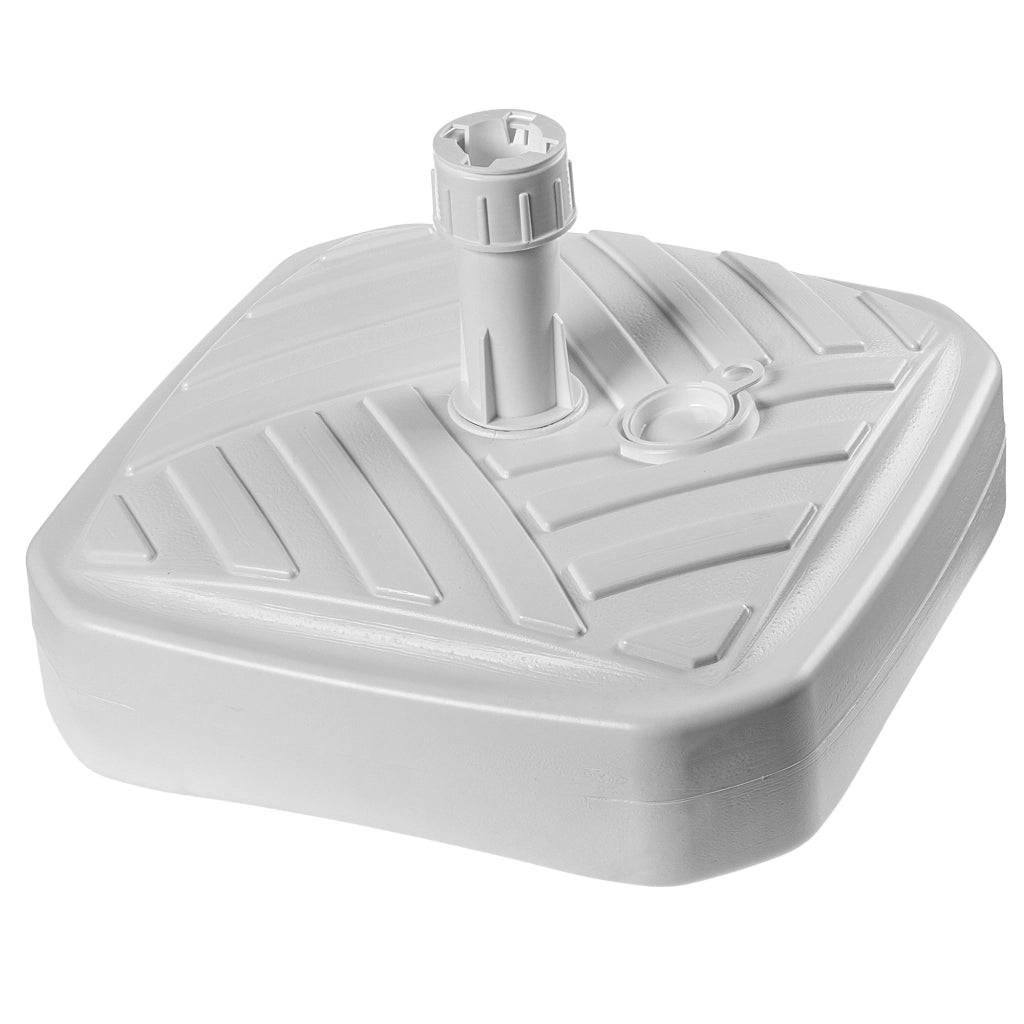 Base per ombrellone KADAX, supporto per ombrellone da giardino, quadrato, 39 cm, peso