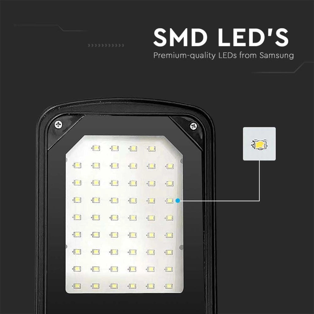 Armatura Stradale LED SMD 50W Nero 4000K IP65 per Illuminazione Esterna