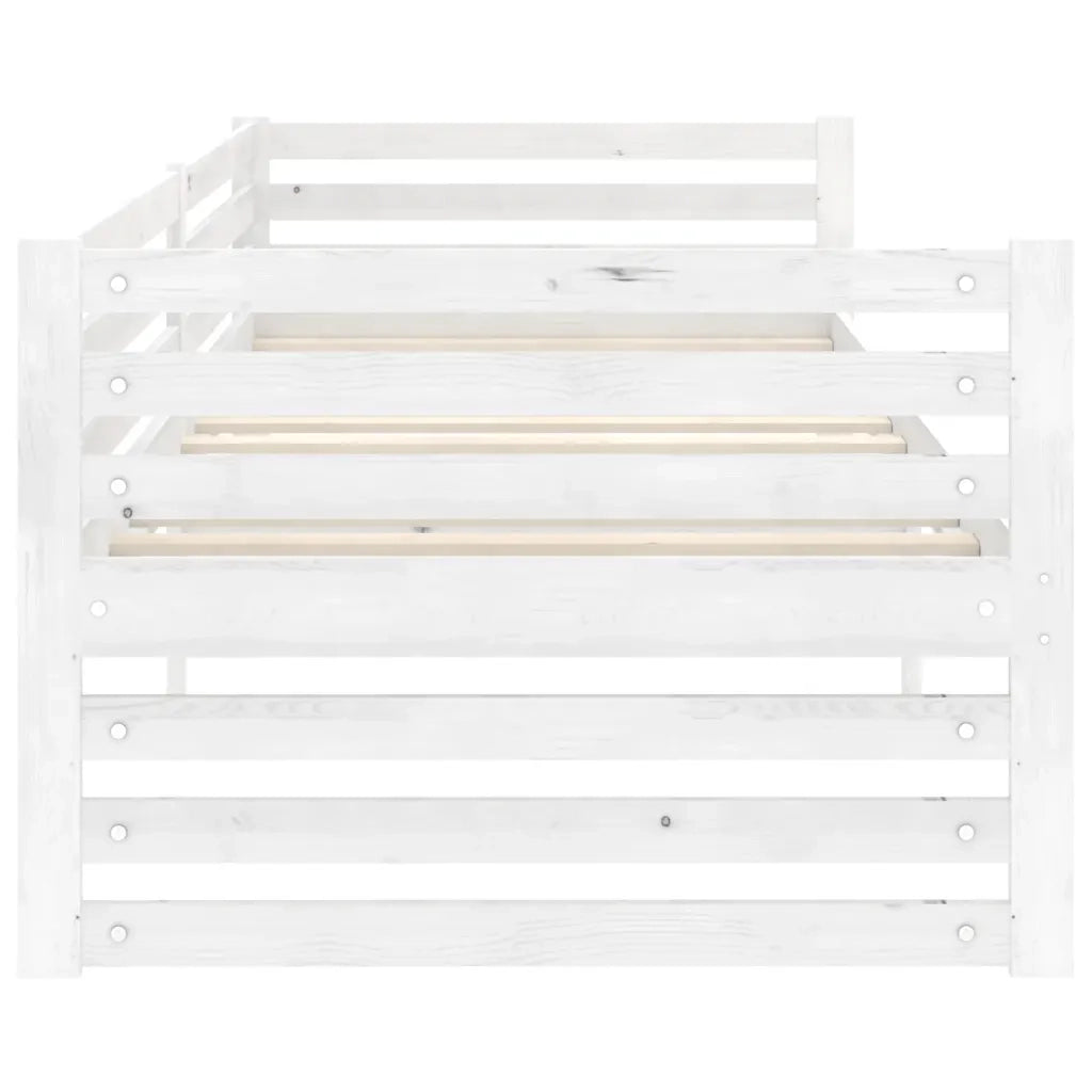 Dormeuse Bianca in Legno Massello di Pino 90x200 cm cod mxl 62319