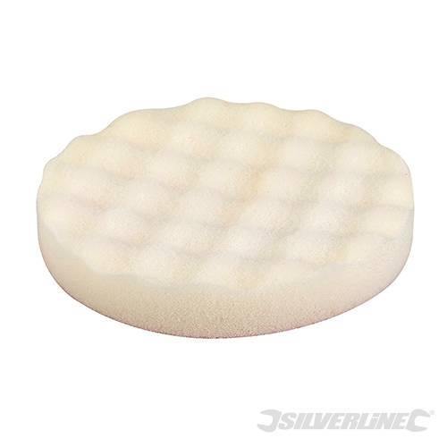Spugna di lucidatura e levigatura sagomata a strappo 150 mm in poliuretano vari colori silverline - Bianco