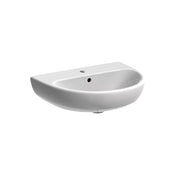 Lavabo L60 cm in ceramica con troppopieno - Serie Selnova