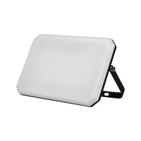 Proiettore a LED Nero Faro da esterno 230V 100W 4000K Cover Milky 10000lm 266x190x30 mm