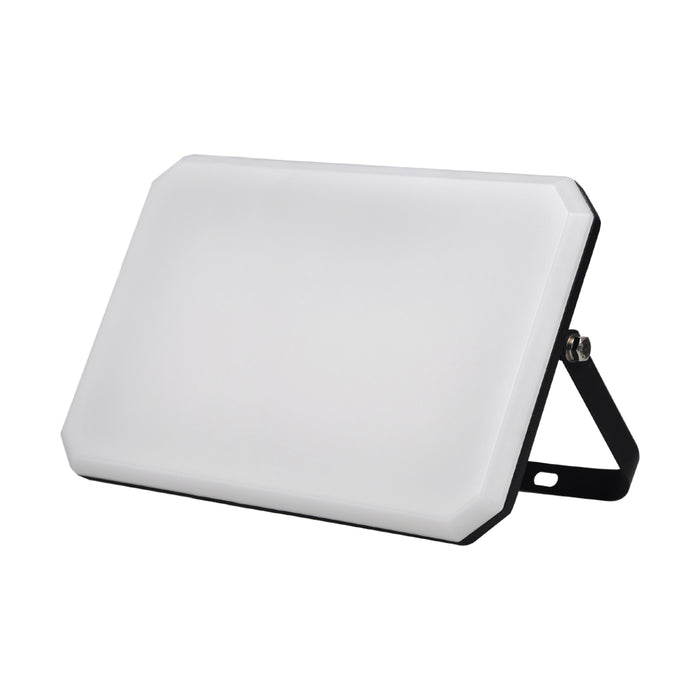 Proiettore a LED Nero Faro da esterno 230V 150W 4000K Cover Milky 15000lm 321x222x34.5 mm