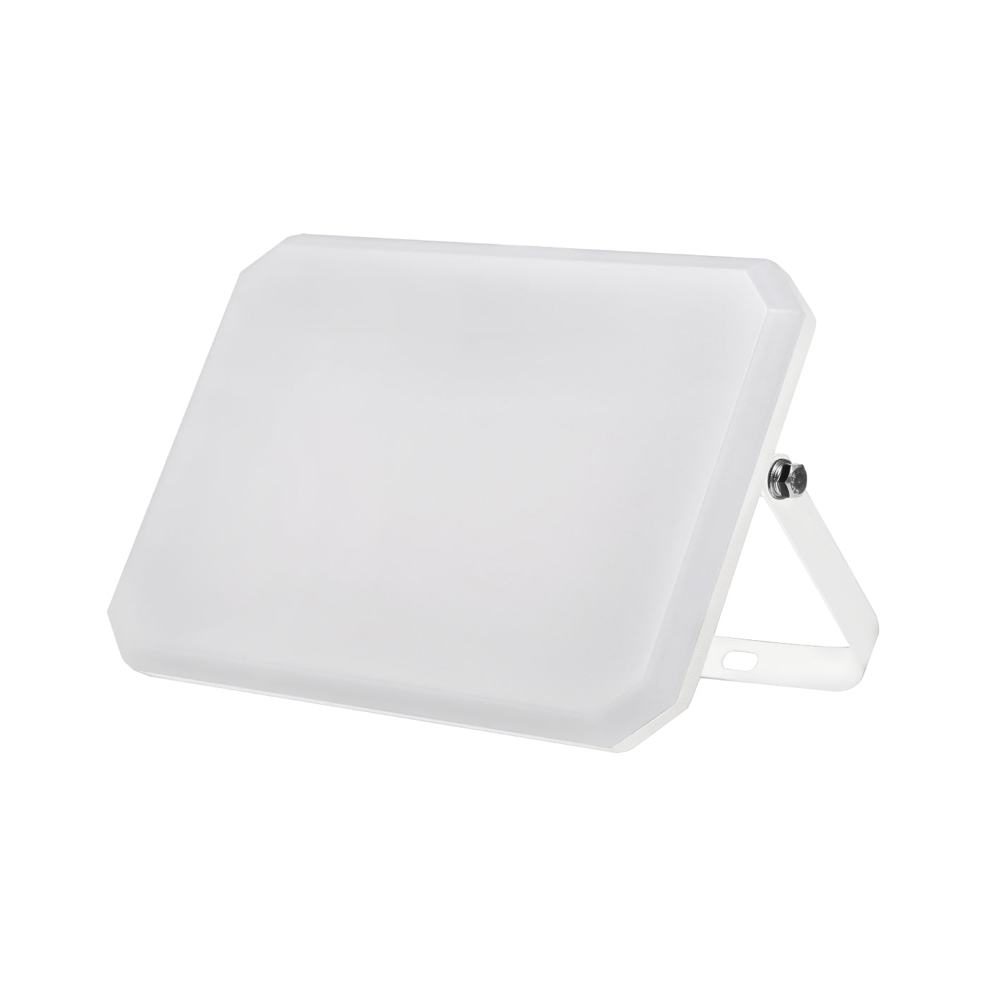 Proiettore a LED Bianco Faro da esterno 230V 100W 4000K Cover Milky 10000lm 266x190x30 mm