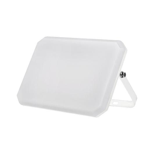 Proiettore a LED Bianco Faro da esterno 230V 100W 4000K Cover Milky 10000lm 266x190x30 mm