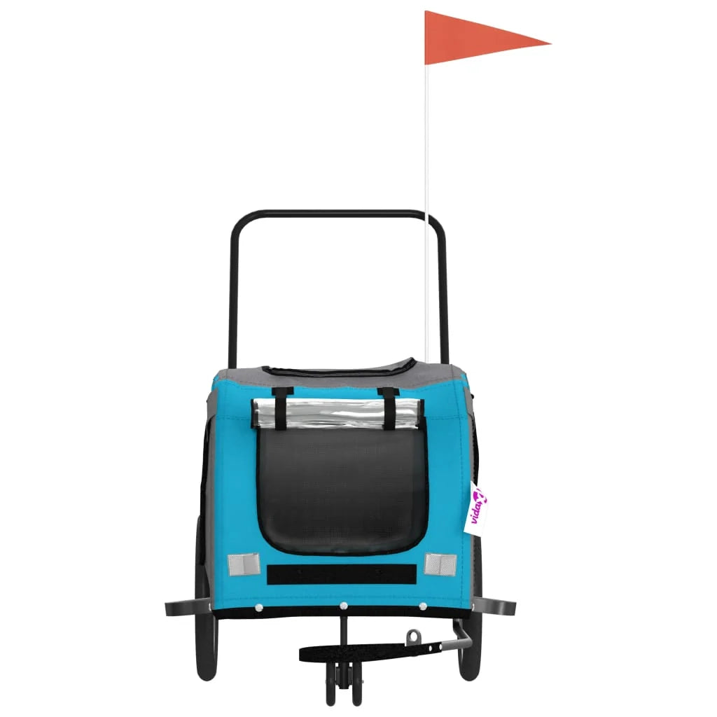 Rimorchio/carrello per animali domestici blu 02_0044244