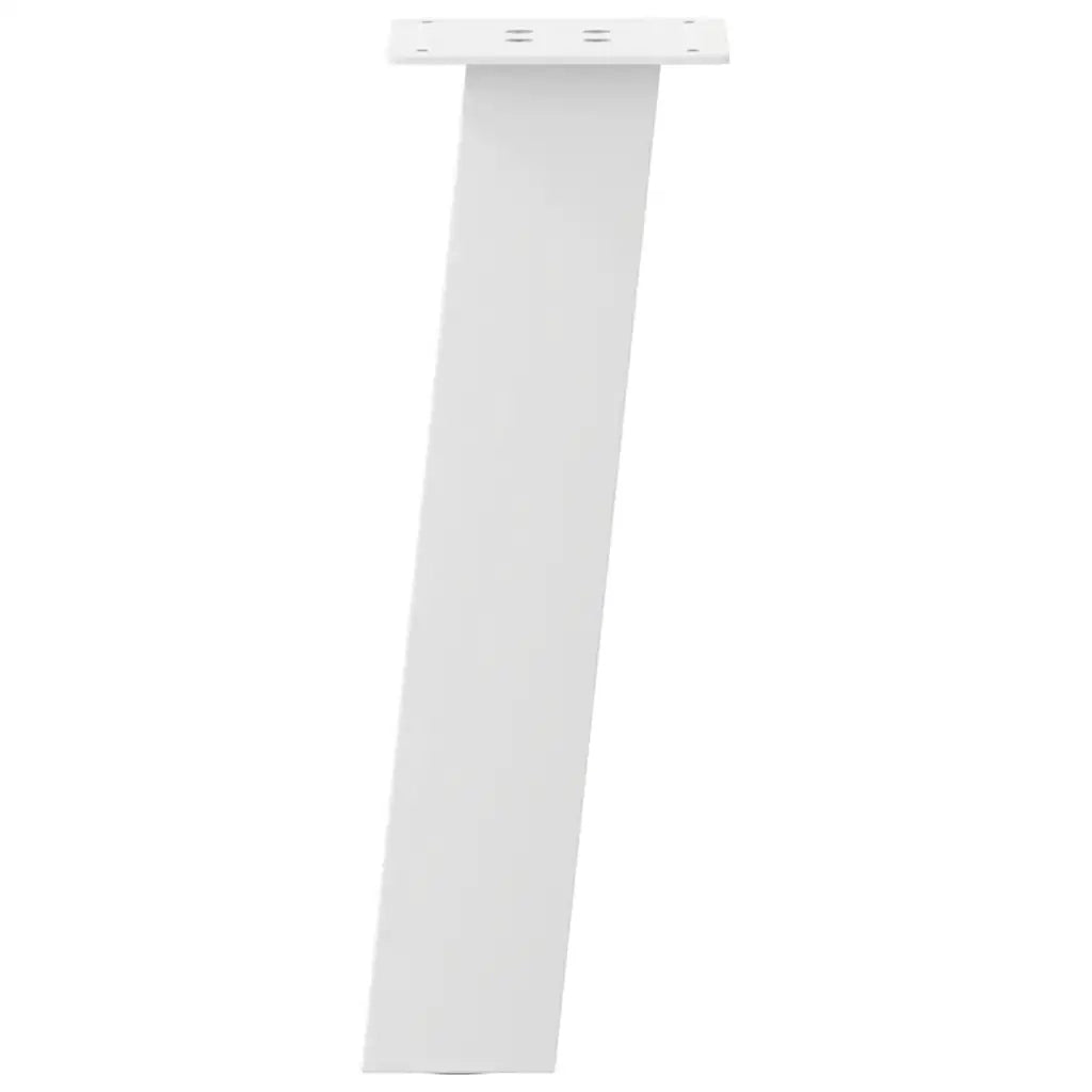 Gambe per tavolino da caff¨¨ 4 pz-Set di 4 Gamba per Tavolo Bianche 30 cm Acciaio 288263