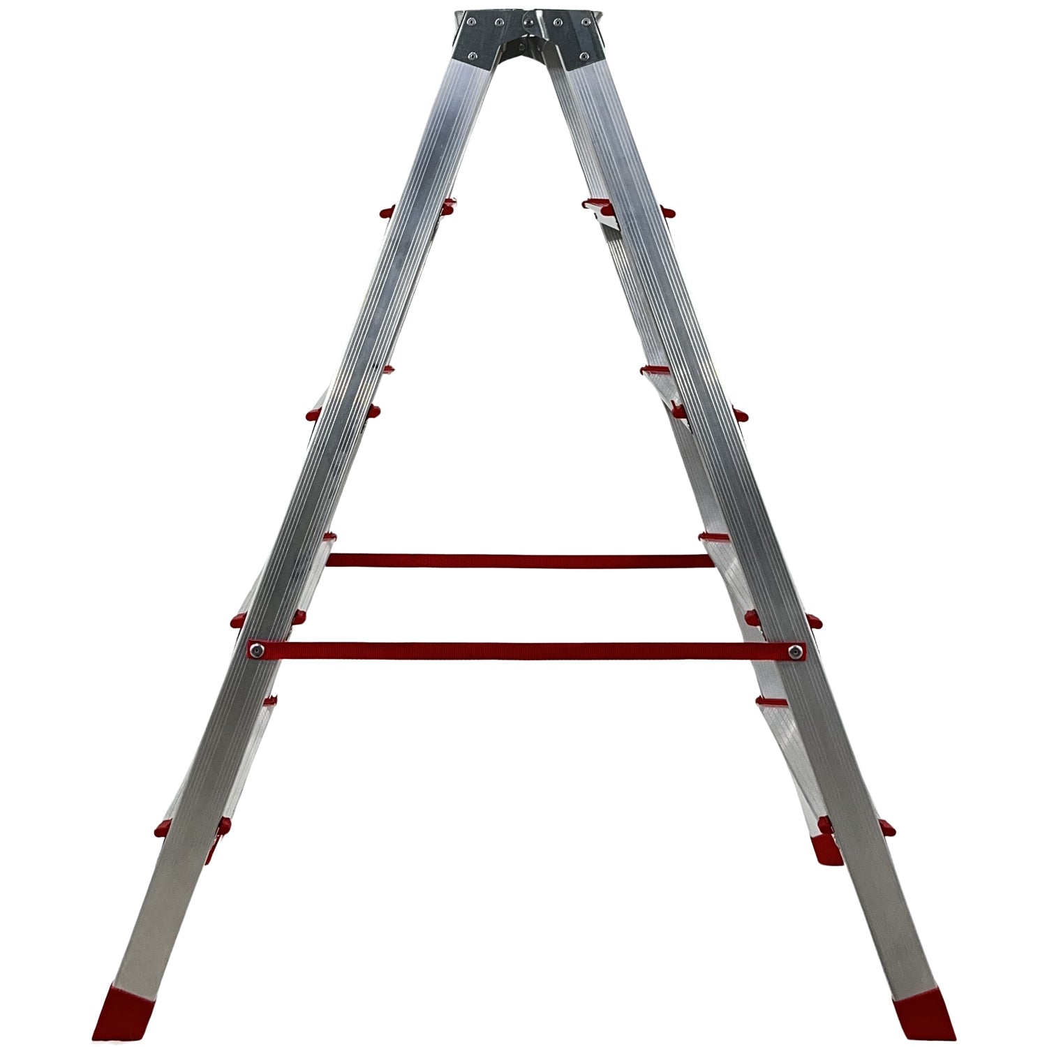 Marvin Scala in Alluminio 3 4 5 Gradini Doppia Salita Nancy Sgabello Pieghevole Richiudibile Salvaspazio Ripie 5 gradini