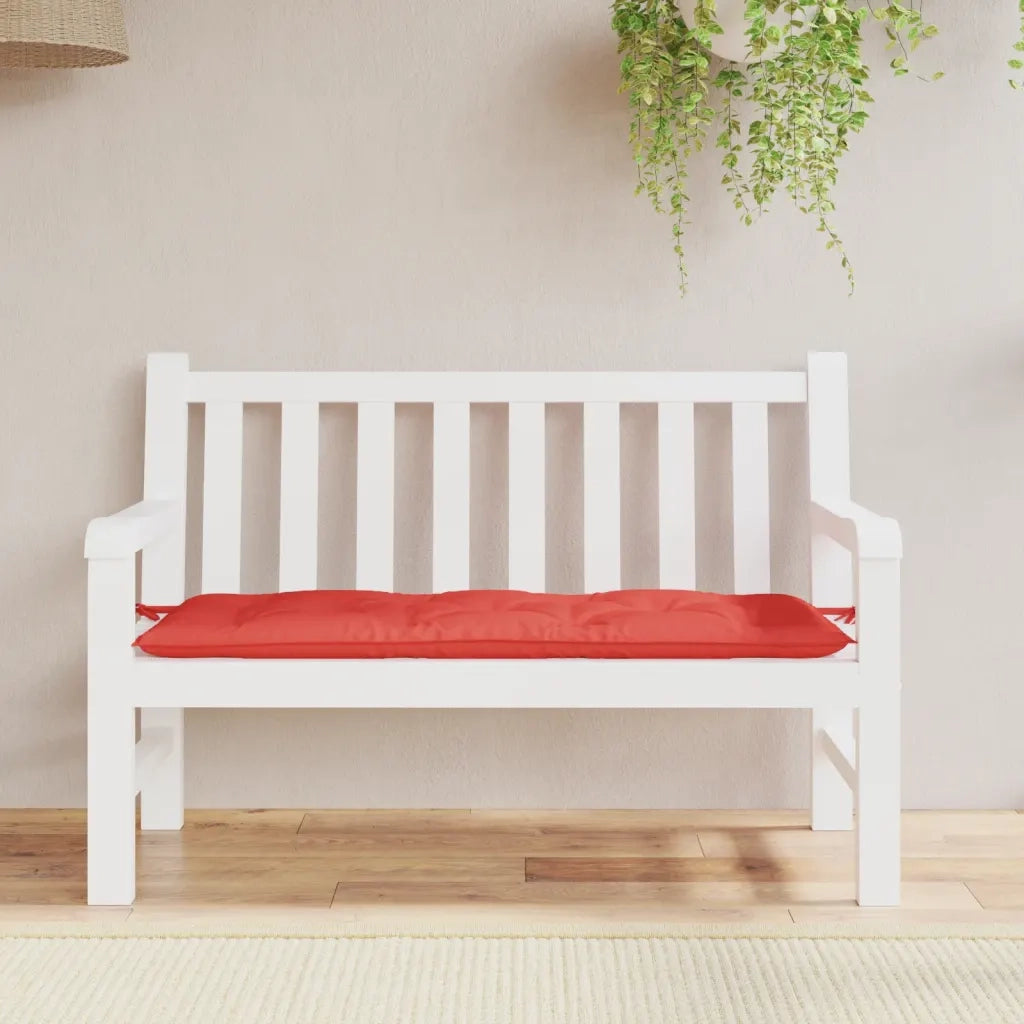 Cuscino per Panca | Cuscini per sedie Rosso 120x50x7 cm in Tessuto Oxford