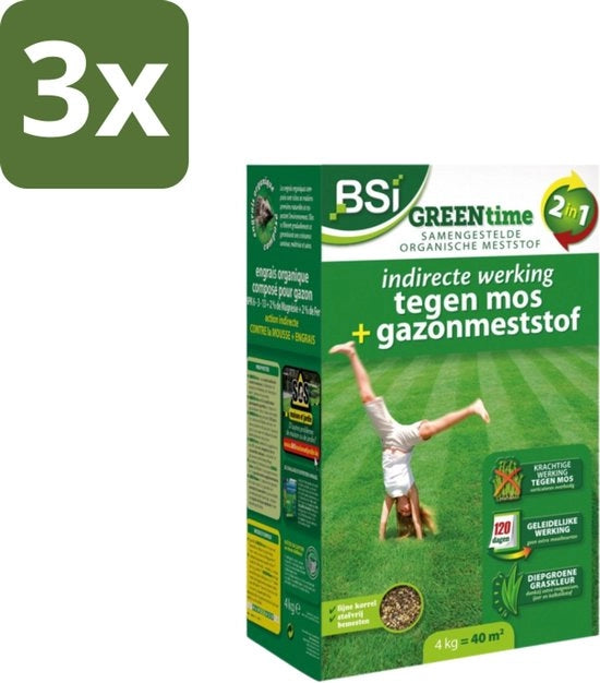 Materiale per erba artificiale organico-minerale - Controllo delle erbacce indiretto - 4 kg (40 m²) - Imballaggio in bulk - 3 pezzi