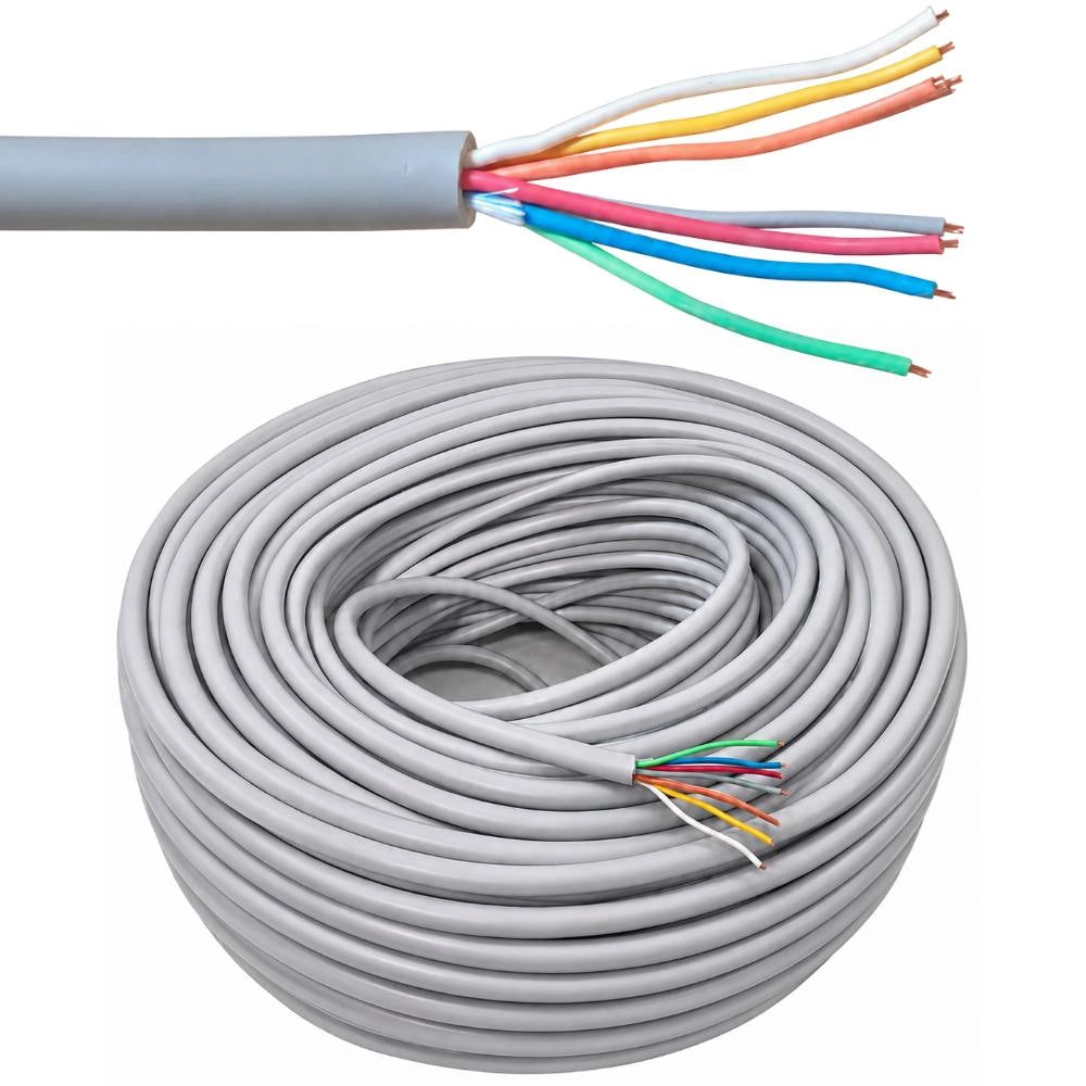 Cavo segnale fror 8x0,50 mm² non schermato eca grigio *** lunghezza metri 100, confezione 1