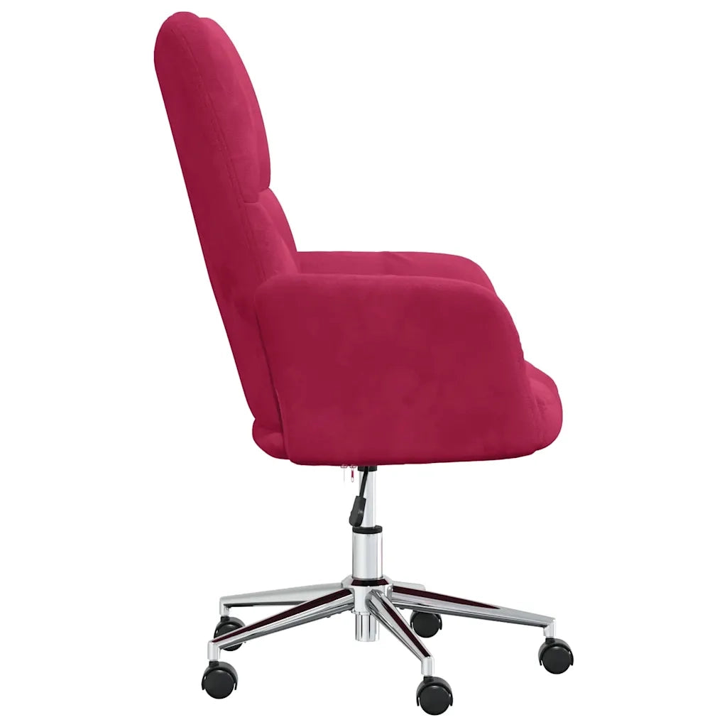 Sedia Relax Rosso Vino in Velluto 328166