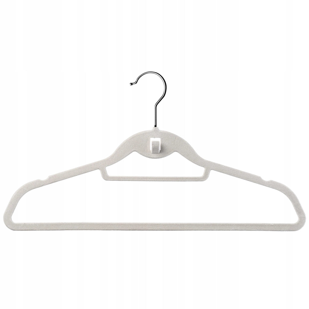 Grucce appendiabiti KADAX, giacche, appendiabiti per armadi, floccate, 5 pezzi