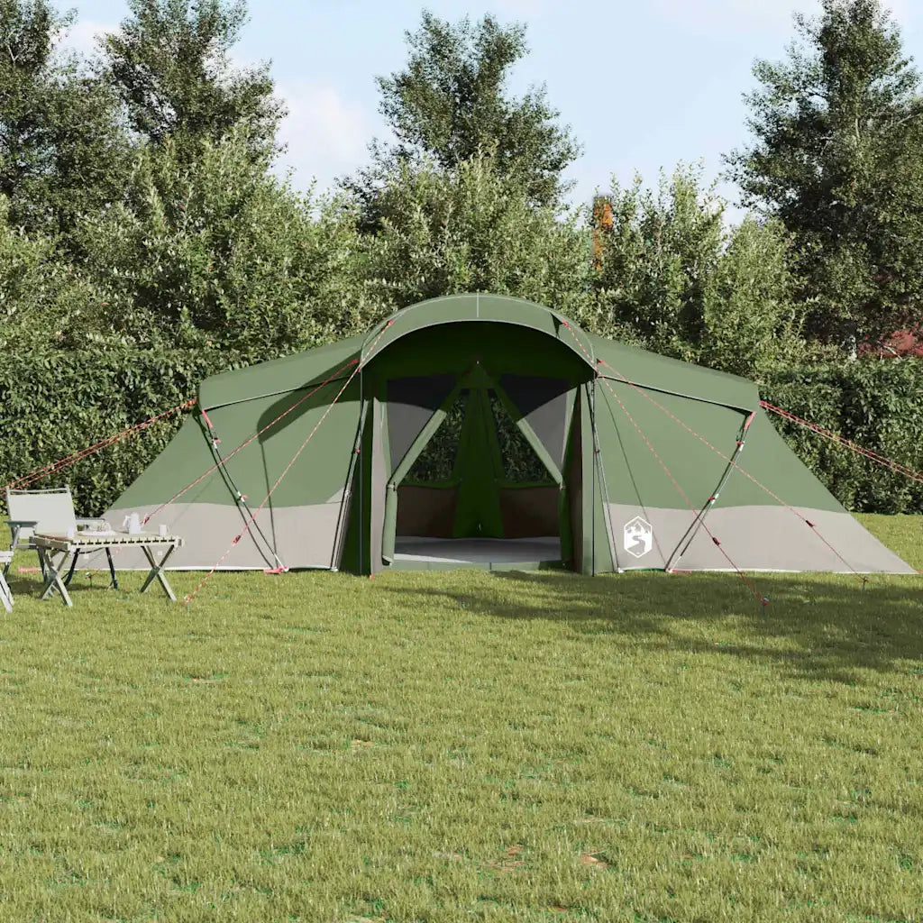 Tenda Familiare con tetto Verde e Grigio 721 x 335 x 212 cm 4100670