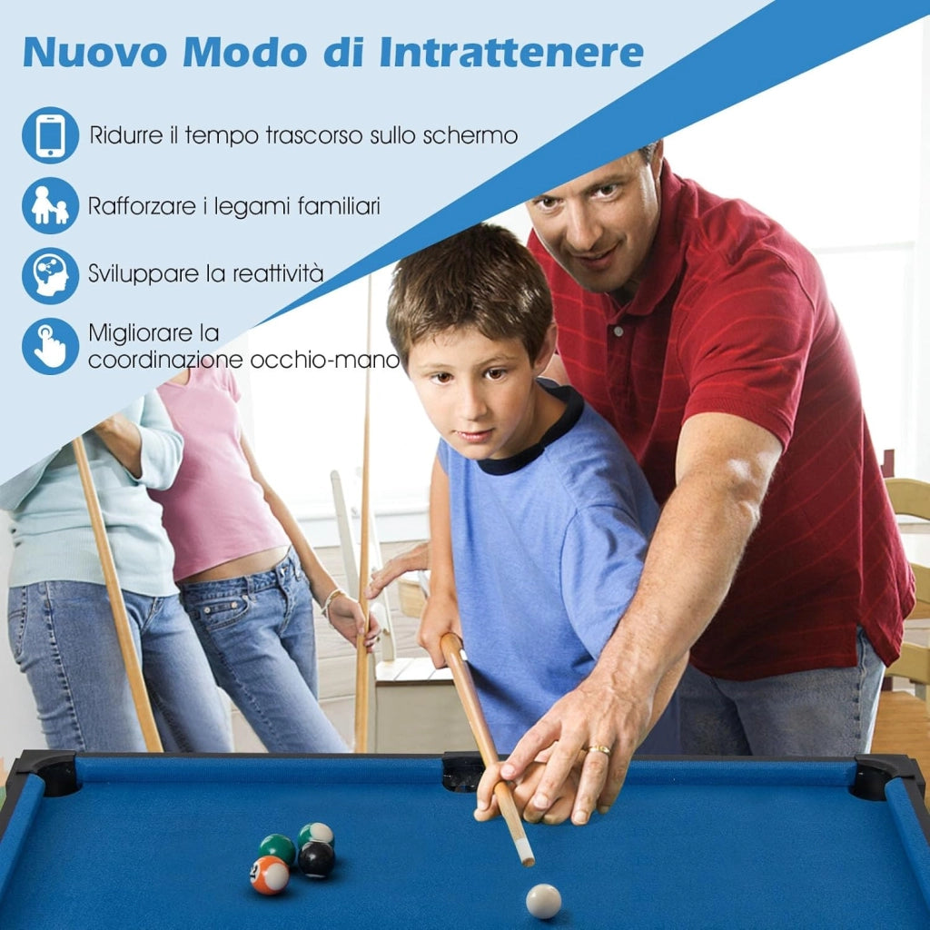 6 in 1 Tavolo da Gioco, Set Multi-Gioco con Basket Biliardo Ping Pong Hockey Shuffleboard Bowling, Tavolo da Gioco Salvaspazio per Feste Sala Giochi Soggiorno