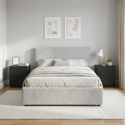 Comodino 2 pcs Nero 43 x 34,5 x 47 cm Legno ingegnerizzato 895258