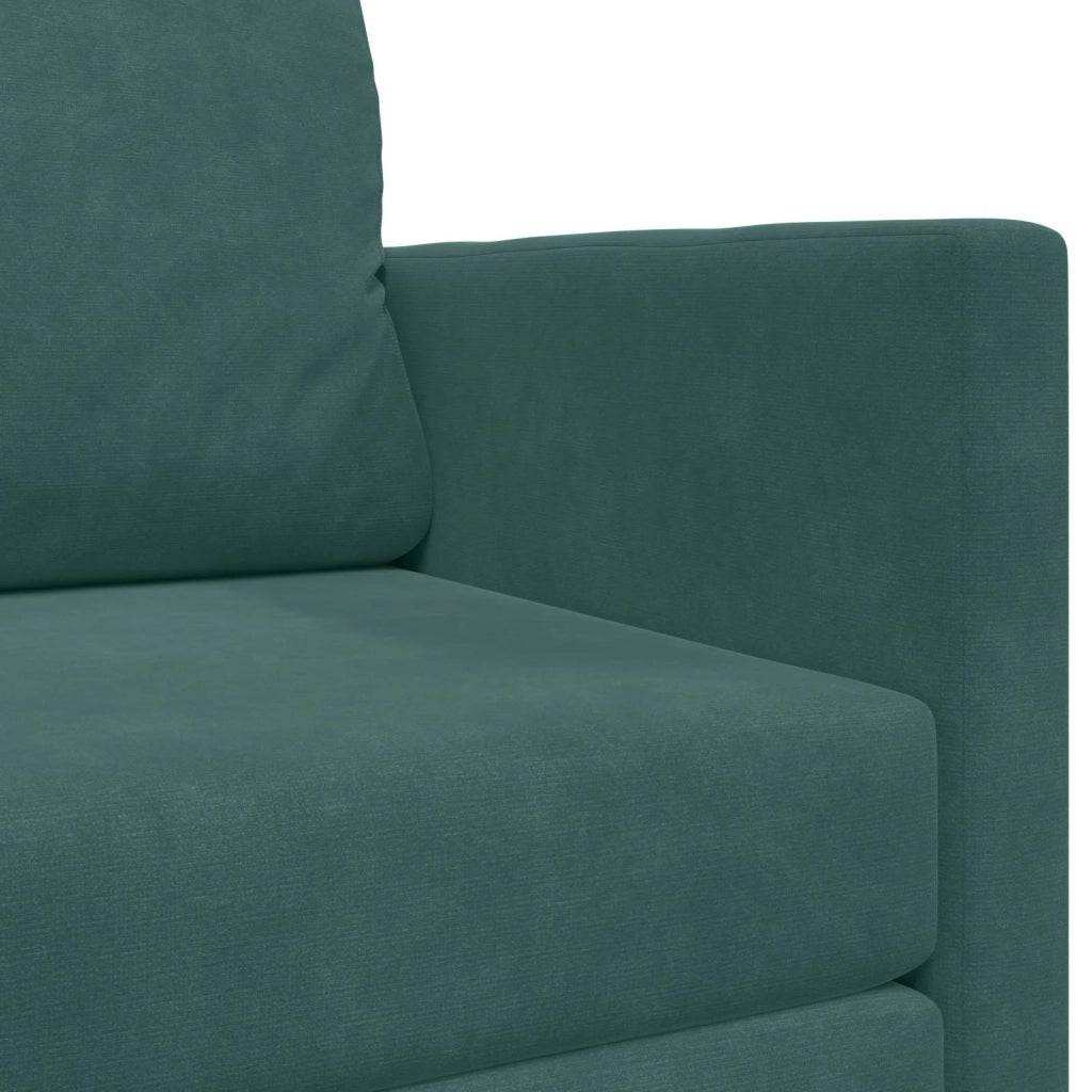 Divano letto Verde Scuro 124 x 71 x 78 cm Velluto 4106704