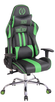 Sedia Ufficio Massaggiante Limit XM In Similpelle Nero/verde