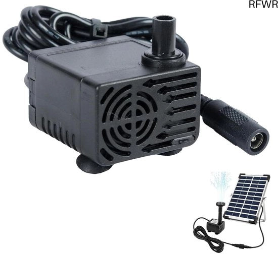 Pompa di acqua solare per giardino e proprietà con posizionamento di irrigazione regolabile - 300 l/h Pompe per giardino e proprietà