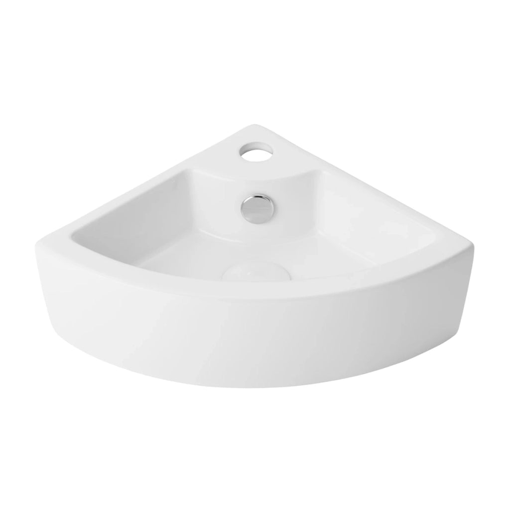 Lavabo ad angolo LINPH LN59 bianco 43,5x31 cm